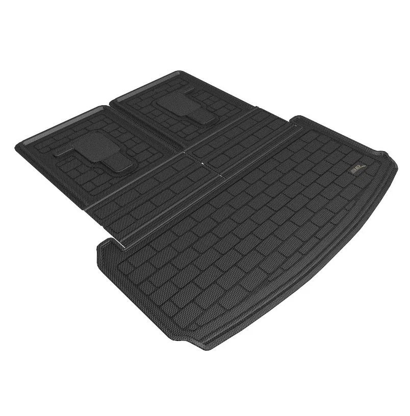 M1JP0271309 – 3D MATS/U-AC Cargo Area Liner, Black Direct Fit Raised Edge Thermoplastic Rubber Of Carbon Fiber Textur...